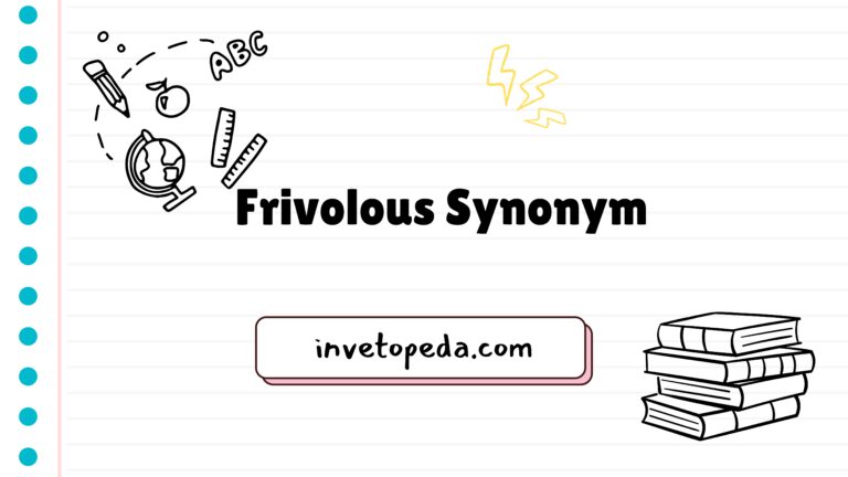 Frivolous Synonym