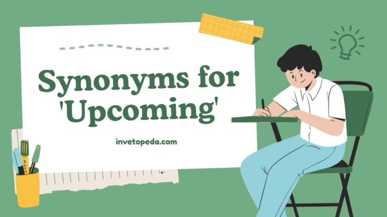 Synonyms for 'Upcoming'