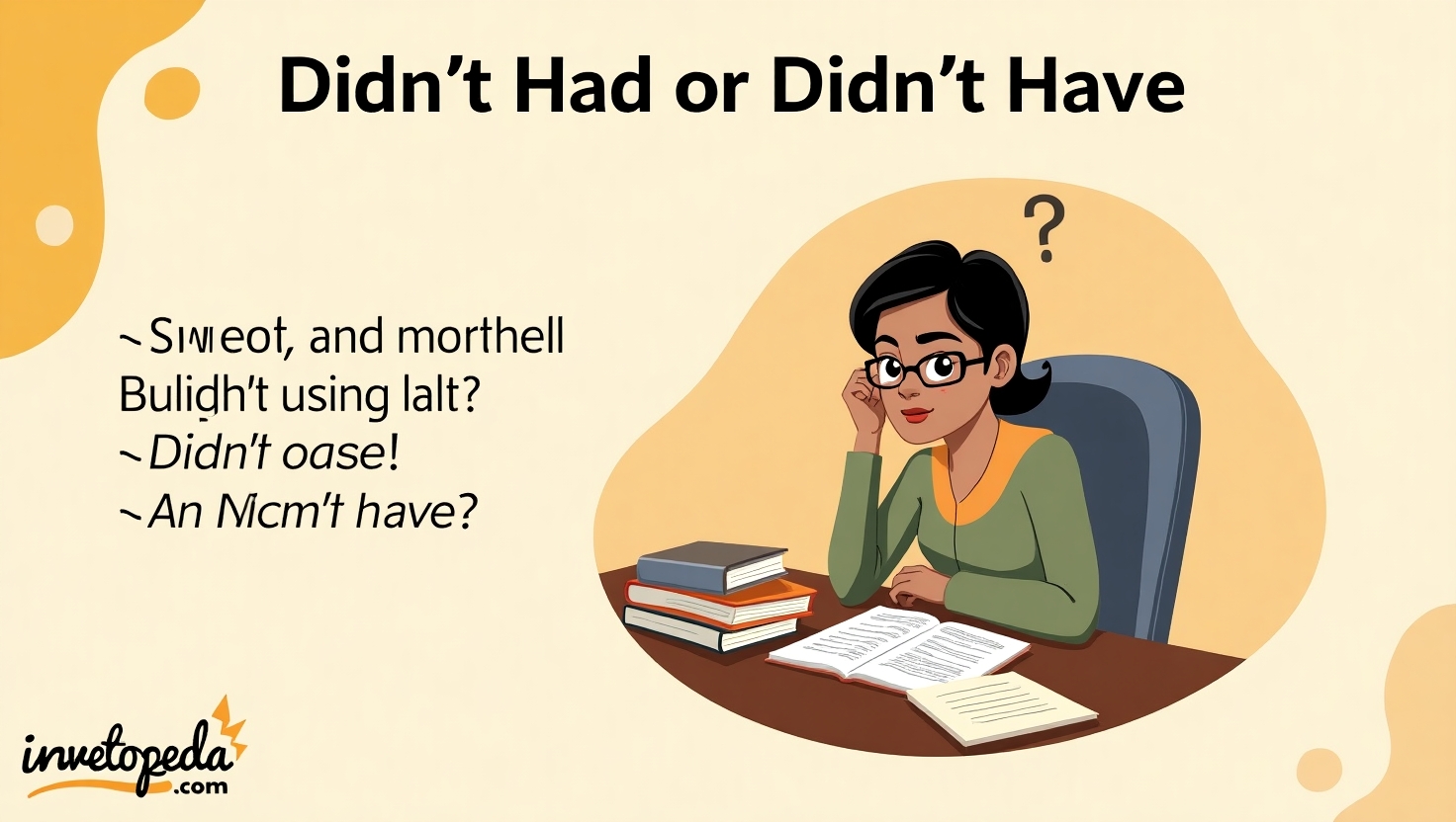 Didn’t Had or Didn’t Have - Unraveling the Correct Usage