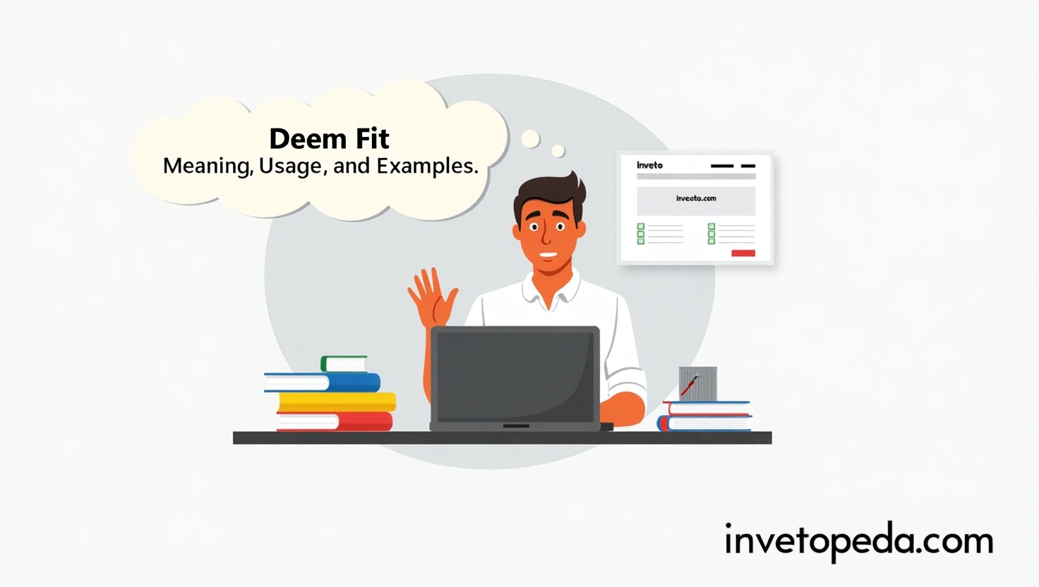 Deem Fit Meaning, Usage, and Examples